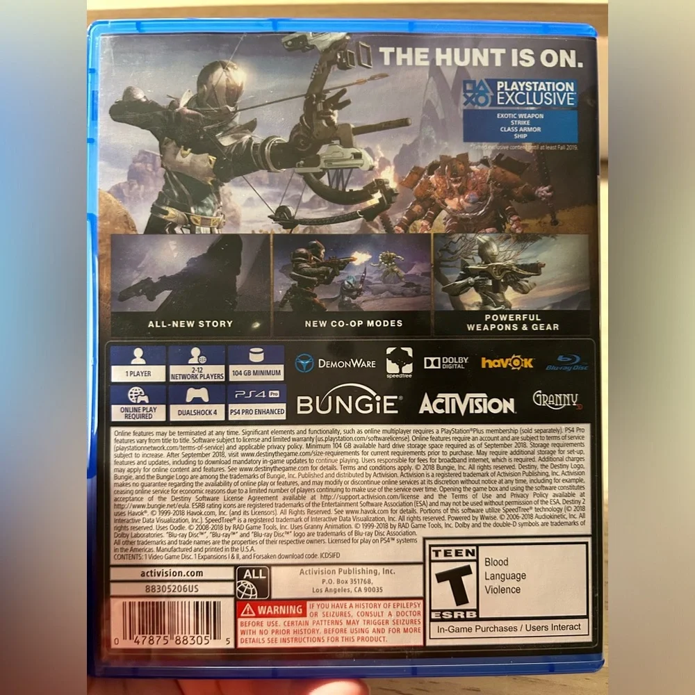 Destiny 2: Forsaken - Legendary Collection - Sony PlayStation 4